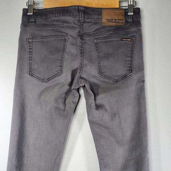 Volcom 2x4 By Denim Skinny Jeans Gray Size 28 - Picture 5 of 11